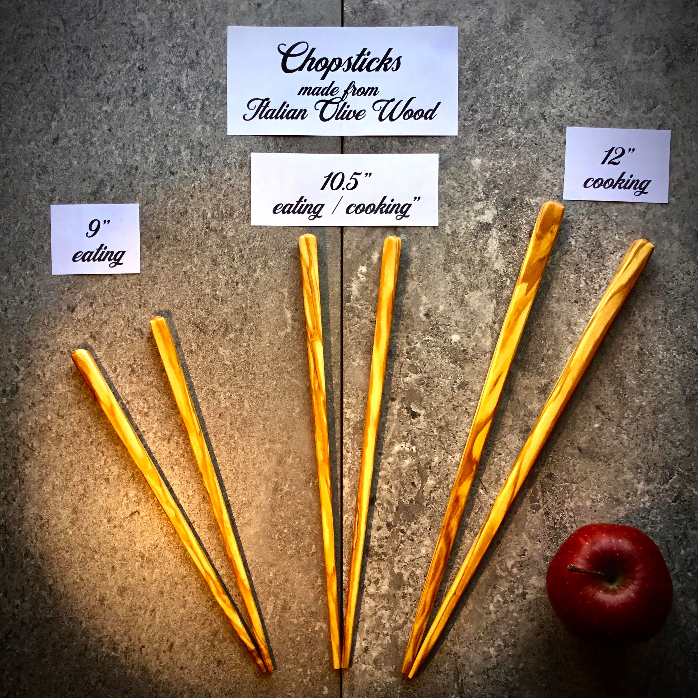 Chopsticks made from Exotic Hardwoods - Ebony and Paduk — Rescued Woodworks  LLC